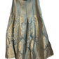 UK 12 / 38" - Pastel Light Grey / Silver - Designer Ladies Indian Short Top Palazzo Trousers Suit - UK Stock - 2/3 days delivery - VMK Jivika AV
