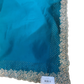 Turquoise Blue - Saree with Thread / Stone Work and Blouse Piece - UK stock - 24hr Dispatch - SP2612 KR
