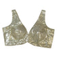 Light Gold - Full Sequins Designer Saree blouse with cups,  Sleeveless - 38" - UK Stock - Quick Delivery - RNK - N604-KT