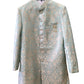 Sea Green - Classic Banarasi Brocade Sherwani with Gold Buttons -  HHF2408 TC 0624