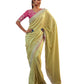 Lemon Yellow - Banarasi Silky Saree with Fancy Ready made Blouse - KIM-KS5269  JK 1123