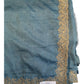 Light Blue - Chiffon - Fancy Party Saree with Blouse Piece - 11KP24 SP2423
