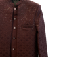 Dark Wine / Maroon - Mens Double Layered Sherwani / Indo-Western - Fantastic Value - KCS6625 06TT26