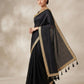 Black - Fancy Party Saree with Blouse Piece - UK stock - 24hr Dispatch - SP2606 KA