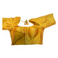 Mustard Yellow - HYBRID Silky Saree blouse - With Elastic on both side for Great fit - Size 36",38", 40" S M L  - VAM1216 Ap