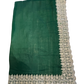 Bottle Green - Fancy Party Saree with Blouse Piece - UK stock - 24hr Dispatch - SP2604 KC