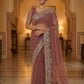 Coral Pink - Fancy Party Saree with Blouse Piece - UK stock - 24hr Dispatch - SP2622 PK