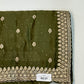 Mehndi Henna Green - Fancy Party Saree with Blouse Piece - UK stock - 24hr Dispatch - SP2603 VY