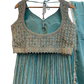 SALE ! Size UK 16 (42") Light Blue Pastel - Lehenga Set - Mehndi / Sangeet / Bridesmaids / Weddings / Garba  - UK Stock - 24h Dispatch - KTC250627  TK26