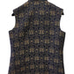 Navy Blue Benarasi Handloom Brocade Mens Waistcoat - Amazing Fit - Great Quality - YD2409 KA 0424