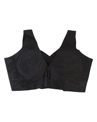 Black - Silky Saree blouse with cups,  Sleeveless - 38