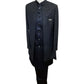 Steel Grey - PREMIUM Mens Knee Length  Jacket with Long Waistcoat - Sherwani / Indo Western - Fantastic Fit - KCS6613 05RY25