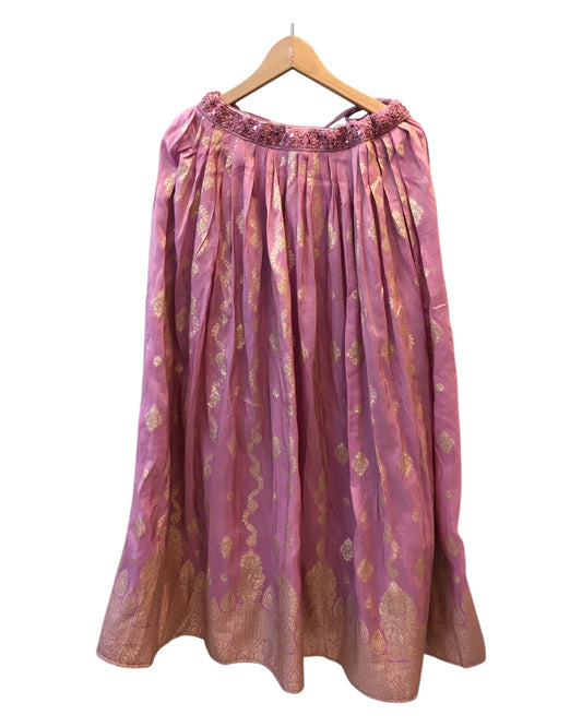 Size 14 / 40" Bust - Pink Ready Made Lehenga Set - UK Stock - 24h Dispatch - KTC250160  JK 0125