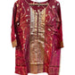 UK 14 / 40" - Magenta / Fuchsia - Ladies Sharara / Palazzo Trousers Suit - UK Stock - Sangeet / Henna / Weddings - DIL29006 VP