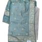 Sky Blue - Fancy Party Saree with Blouse Piece - UK stock - 24hr Dispatch - SP2624 TK