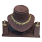 Multi - Small Size Antique Gold Finish Necklace Set - AE2504 R 0525