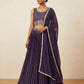 SALE ! Size UK 12 (38") Purple - Lehenga Set - Mehndi / Sangeet / Bridesmaids / Weddings / Garba  - UK Stock - 24h Dispatch - KTC2501 01VT25