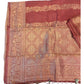 Rose Gold -Traditional Handloom Banarasi Sari / Saree - with Blouse Piece - SN2401 11VJ24