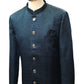 Teal - Classic Self Brocade Sherwani with Quality Buttons -  YD2415 06JP24
