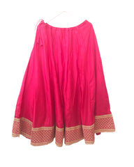 Fuchsia Silky Lehenga Set - Weddings ,Bridesmaids, Sangeet,  Henna, Haldi - 24h Dispatch - AF2401 TT 0324