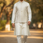 Cream / Off White - Premium Self All Over Embroidered - Mens Indian Waistcoat - UK Stock - 24 hr Dispatch - KCS4787 03KR26 (Copy)