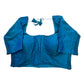 Firozi / Turquoise Blue - HYBRID Silky Saree blouse - With Elastic on both side for Great fit - Size 36",38", 40" S M L  - VAM1216 Ap