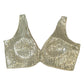 Light Gold - Full Sequins Designer Saree blouse with cups,  Sleeveless - 38" - UK Stock - Quick Delivery - RNK - N604-KT