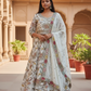 SALE! SALE! Size 18 (44" Bust) - Off White - Ready Made Lehnga Set - Haldi / Mehndi / Weddings - UK Stock - 24h Dispatch - PC2607 XX