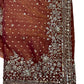 Coral Pink - Fancy Party Saree with Blouse Piece - UK stock - 24hr Dispatch - SP2622 PK