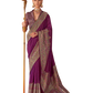 Wine - Traditional Block Printed Dupion Silky Saree with Blouse Piece - UK Stock - 2/3 days Delivery  12KC25 K910