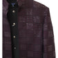 Wine / Black - Mens Kurta Set with Rich Long Jacket - UK Stock - 24h Dispatch - HHF2410 TV 0624