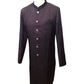 Wine - Classic Self Brocade Sherwani with Quality Buttons -  YD2414 06JP24