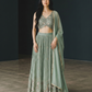 Size UK 12 (38" Bust) Sleeveless - Pastel Sea Green - Silky Lehenga Set - Mehndi / Sangeet / Bridesmaids / Weddings / Garba  - UK Stock - 24h Dispatch - KM- Balsa 07TR26