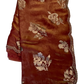 Burnt Orange / Rust - Floral Printed Blouse Piece - UK stock - 24hr Dispatch - RS2504 VP