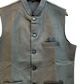 Light Grey - Suede - Mens Indian Waistcoat - UK Stock - 24 hr Dispatch - KCS2601 03KT26
