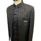 Steel Grey - PREMIUM Mens Knee Length  Jacket with Long Waistcoat - Sherwani / Indo Western - Fantastic Fit - KCS6613 05RY25