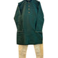 Bottle Green - Silky Mens Indian Kurta set - UK Stock - Ideal to Pair with a Waistcoat - VEE1095 KJ