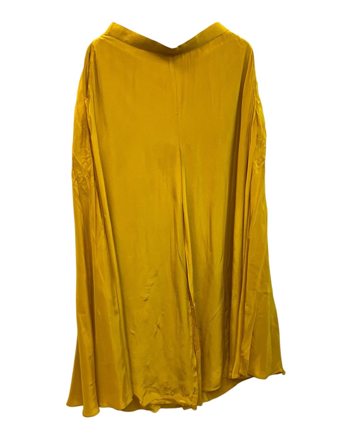UK 12 / 38" - Haldi Yellow - Designer Ladies Medium Top Palazzo Trousers Suit -  - VMK Sunita 10PA26