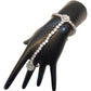 Clear - Silver Finish Panja / Indian Ladies Hand Accessory - Fashion Jewellery - Bollywood - Weddings - AE2444 11Rp24