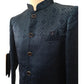 Rich Self Brocade Teal Blue Sherwani -  YD2323 PP 0923
