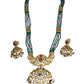 Gold & Stone - Gold Finish Long Necklace set - Bollywood - Weddings - AE2428 11KC24