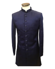 Stunning Double Layered Navy Blue Sherwani -  SHU2312 JY 0923