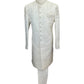 Size 40" - Cream - Rich Banarasi Stone Work Sherwani with Shoulder Emroidery - BS997 08KYY25