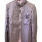 Pastel Lilac - PREMIUM Slim Fit Mens Self Brocade BandhGala / Prince / Chinese Collar Jacket with inside Waistcoat- Fantastic Fit - CS2505 03PY25