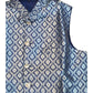 Navy - Rich Banarasi Brocade Handloom Brocade Mens Waistcoat - UK Stock- Dispatch in 24 hrs - KCS241106 KP