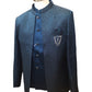PREMIUM Slim Fit Mens Teal BandhGala / Prince / Chinese Collar Open Jacket with inside Waistcoat- Fantastic Fit - CS2407 JP 0524