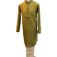 Mehndi Yellow - Brocade -  Mens Indian Kurta set - Weddings / Walimas , Sangeet, Eid, Mehndi / Henna - NAD2510 01KR25
