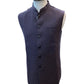 Wine / Purple - Self Brocade - Premium Suede Feel Mens Indian Waistcoat - UK Stock - 24 hr Dispatch - VNS-JKT697/17 10KP25