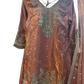 UK 12 / 38" - Rose Gold - Crepe Ladies Sharara / Palazzo Trousers Suit - Sangeet / Henna / Temple - OC83012 JA