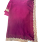 Magenta  / Rani - Saree with Thread / Stone Work and Blouse Piece - UK stock - 24hr Dispatch - SP2612 KR